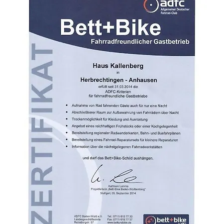 In Haus Kallenberg Anhausen (Herbrechtingen)